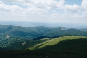 Gânduri cu nuanțe de verde și albastru